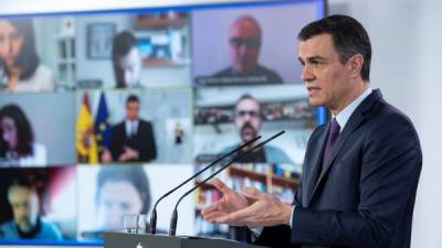 El presidente de España, Pedro Sánchez. Foto: EFE