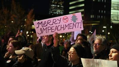 Las protestas contra Trump se han extendido en las principales ciudades de EEUU exigiendo su destitución./AFP.