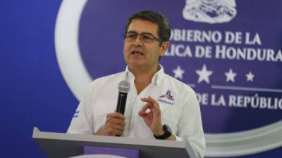 'Para nadie es conocido los excesos que ha venido haciendo la empresa Energía Honduras, cobros excesivos, retroactivos y hasta dobles cobros y no vamos a permitir que esto suceda', aseguró el presidente Hernández.