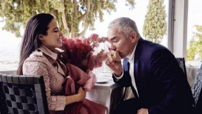 César Millán con su novia Jahira Dar