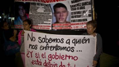 Familiares de las víctimas realizaron un reclamo al Gobierno.