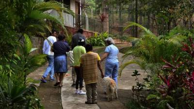 Casa Zulema es un refugio para adultos, adolescentes y bebés que son VIH positivos. AFP