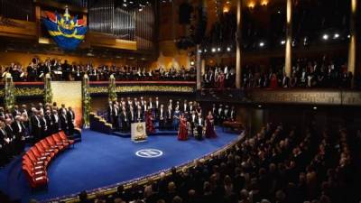 La realeza de Suecia asistió a la ceremonia de entrega de los premios Nobel.
