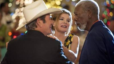 “Just Getting Started”, La comedia que la actriz protagoniza junto a Tommy Lee Jones y Morgan Freeman se estrena esta semana.