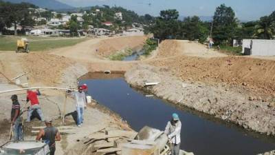Los trabajos en el bordo se encuentran bien avanzados. Terminan en enero de 2016.