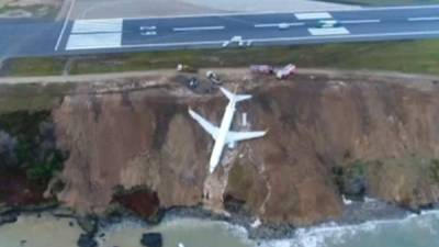 El avión salió de la pista de un aeropuerto de Turquía.