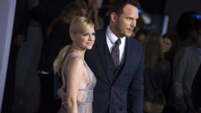 Anna Faris y Chris Pratt.