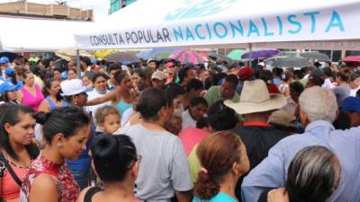 A nivel nacional se realizan actividades para recoger las firmas.