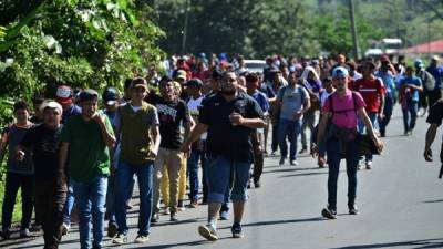 Los integrantes de la caravana 2020, en su mayoría hondureños, no pudo ingresar a México; casi todos fueron deportados a su país.