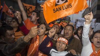 Los fujimoristas mantienen aún la esperanza de que Keiko Fujimori llegue a la presidencia. AFP