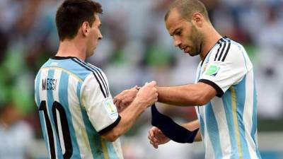 Mascherano defendió a Messi.