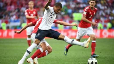 Francia y Dinamarca igualaron en un aburrido partido. Foto AFP
