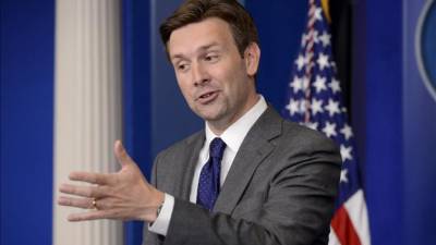 El vicesecretario del gabinete de prensa de la Casa Blanca, Josh Earnest. EFE