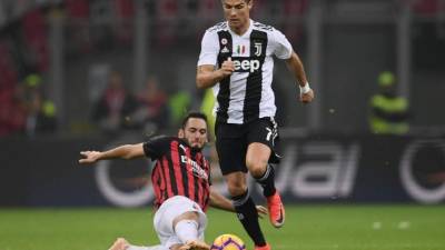 Cristiano Ronaldo es la gran figura de la Juventus. FOTO AFP.