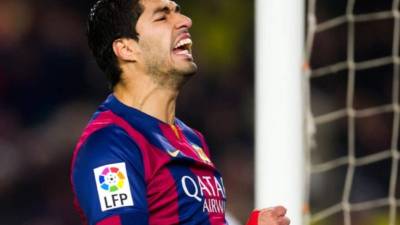 Luis Suárez, delantero del Barcelona.