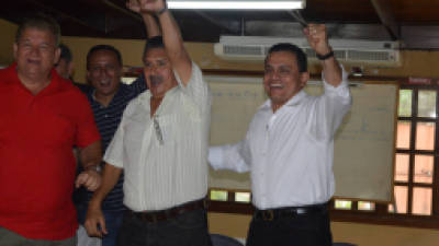 El candidato a la alcaldía sampedrana, Toñito Rivera