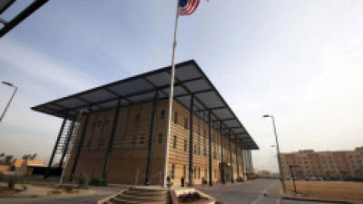 La embajada de Estados Unidos en Bagdad.