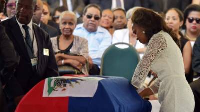 El gobierno haitiano organizó un funeral de estado para despedir al fallecido expresidente.