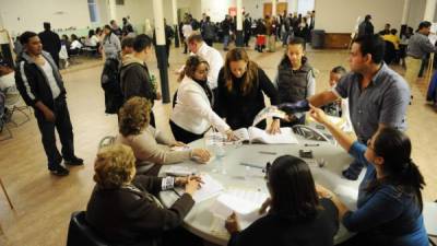 En Miami, Florida, los hondureños acuden a las urnas para las elecciones generales.