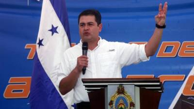 El mandatario Juan Orlando Hernández públicamente pidió apoyo a los diputados para San Pedro Sula.
