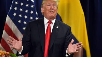 El presidente de EEUU, Donald Trump. AFP