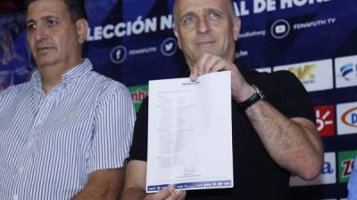 Fabián Coito, DT de Honduras, buscará cerrar con triunfos en el 2019.