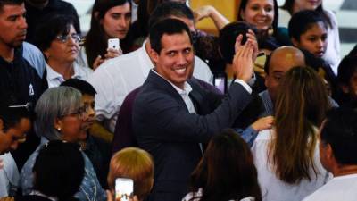 Guaidó cuenta con el respaldo de la Comunidad Internacional para convocar a nuevas elecciones presidenciales en Venezuela./AFP.