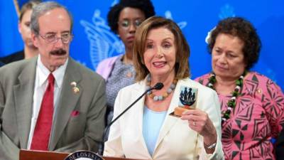 Pelosi es una de las críticas más fuertes de las políticas migratorias de Donald Trump. AFP