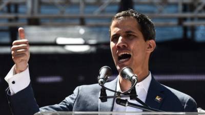 El autoproclamado presidente interino de Venezuela, Juan Guaidó. AFP