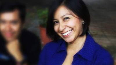 Nathaly Salazar en vida.