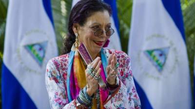 En la imagen, la vicepresidenta nicaragüense, Rosario Murillo. EFE/Archivo
