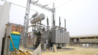 Así de avanzada está la nueva subestación de El Centro en barrio El Benque.