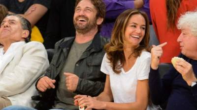 Gerard Butler y Morgan Brown.