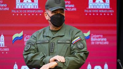 El ministro de Defensa de Venezuela, Vladimir Padrino López, fue registrado este viernes.