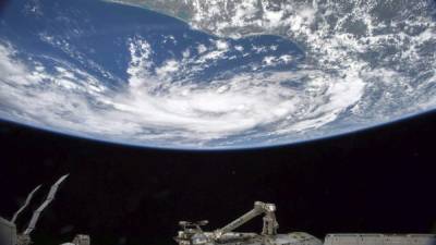 La Estación Espacial Internacional monitorea los fenómenos metereológicos que ocurren en la Tierra.
