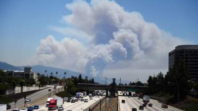 Las autoridades de California han reportado varios incendios forestales en los últimos días. AFP.