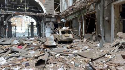 Los bombardeos rusos siguen sacudiendo Járkov, una de las principales ciudades ucranianas.