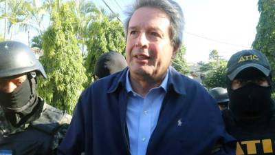 Olvin Antonio Mejía Santos cuando fue detenido por las autoridades hondureñas.