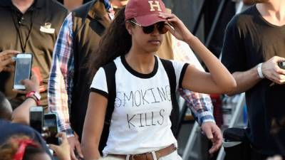 Malia acudió al festival de Sundance, previo a integrarse a una pasantía en Hollywood. Foto archivo.