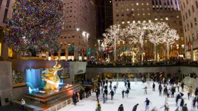 Uno de los lugares más visitado por los turistas en Navidad es Nueva York.