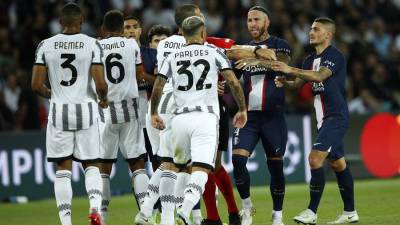 El partido finalizó 2-1 a favor del PSG en la primera jornada de la Champions League.