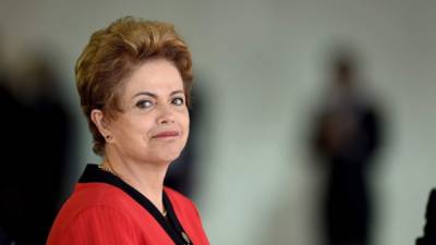 La suerte de Rousseff está en manos de 81 senadores y si 54 de ellos votan a favor de su destitución, perderá el cargo. Foto: AFP/Evaristo Sa