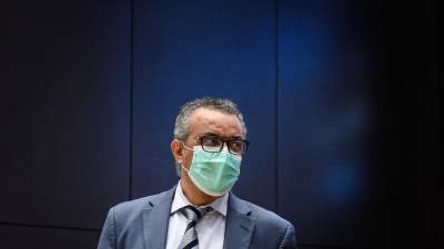 El director general de la OMS, Tedros Adhanom Ghebreyesus.