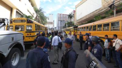 Los transportistas capitalinos realizaron varias protestas la semana pasada presionando por la aprobación de las reformas.