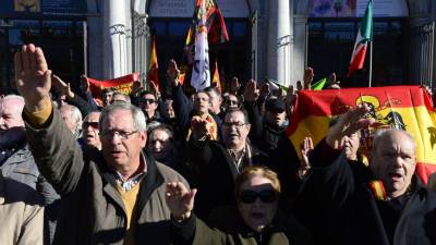 La protesta fue por estar en contra de los recortes y plan de austeridad de Mariano Rajoy.
