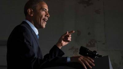 El presidente participó hoy en un acto de recaudación de fondos de campaña en Chicago.