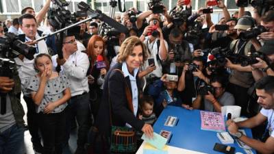 La exprimera dama Sandra Torres lidera los sondeos de las elecciones presidenciales en Guatemala.