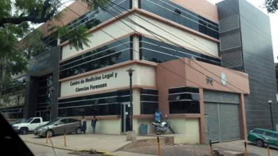Foto de las instalaciones de Medicina Forense en Tegucigalpa. Foto de archivo.