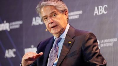 Guillermo Lasso, presidente de Ecuador. Foto: EFE