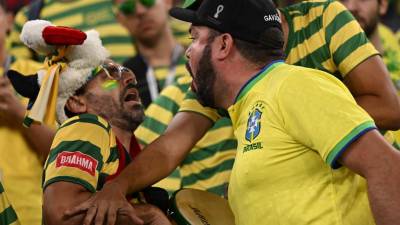 Los brasileños protagonizaron un zafarrancho en las graderías previo al pitazo inicial del Brasil vs Suiza.